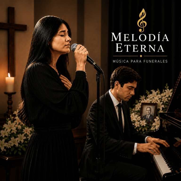 Música para funerales en Madrid | Melodía Eterna Cantante y pianista interpretando música para funerales en Madrid