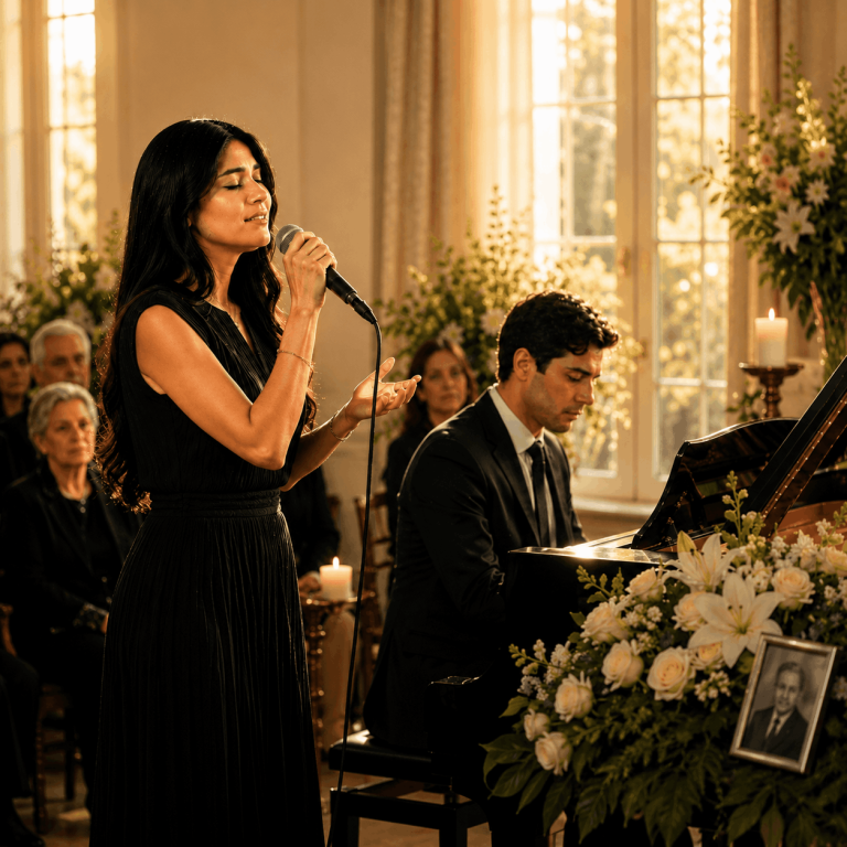 Cantante para funerales en Madrid | Melodía Eterna Cantante profesional interpretando música para funerales en Madrid